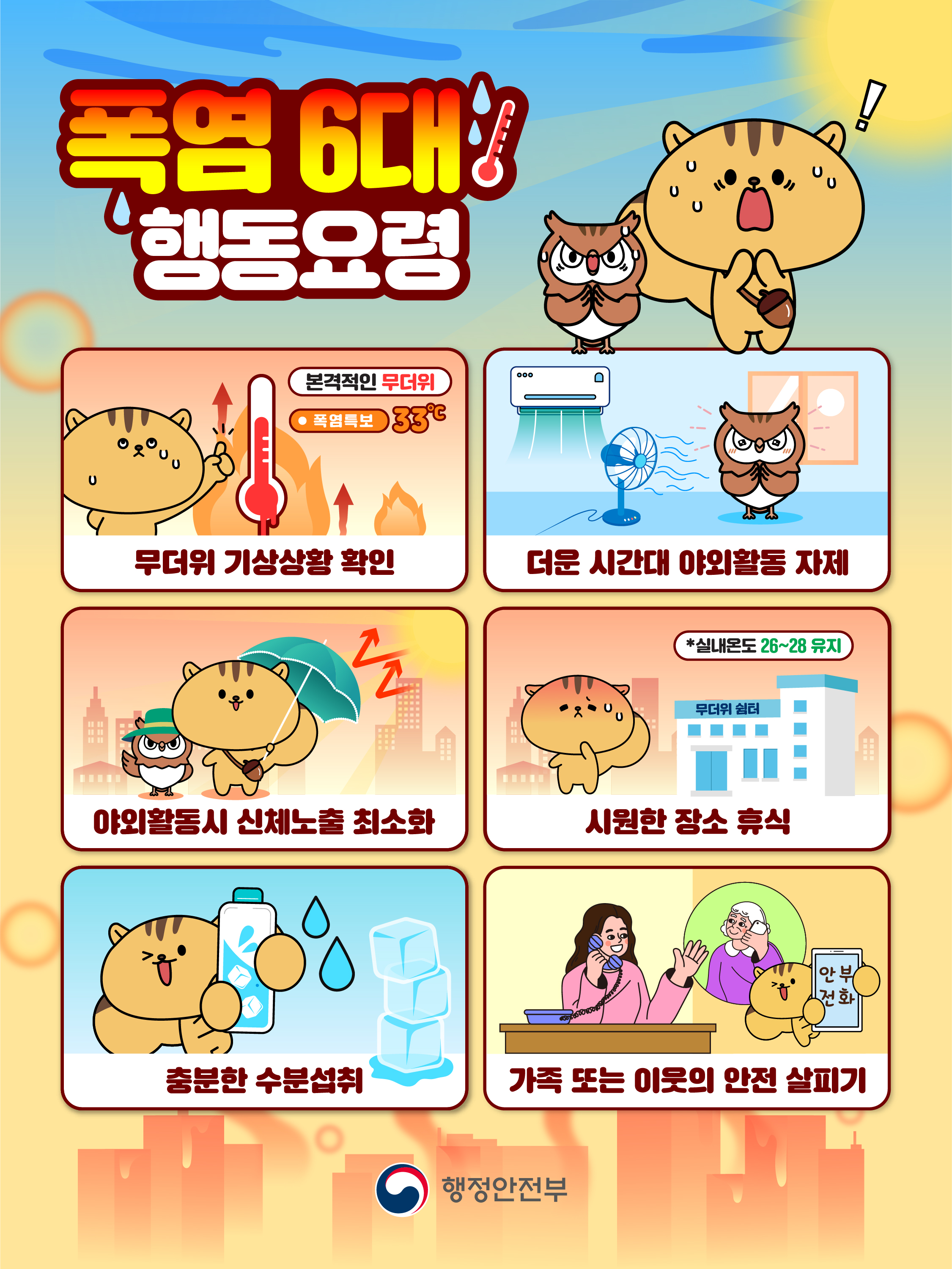 폭염행동요령 