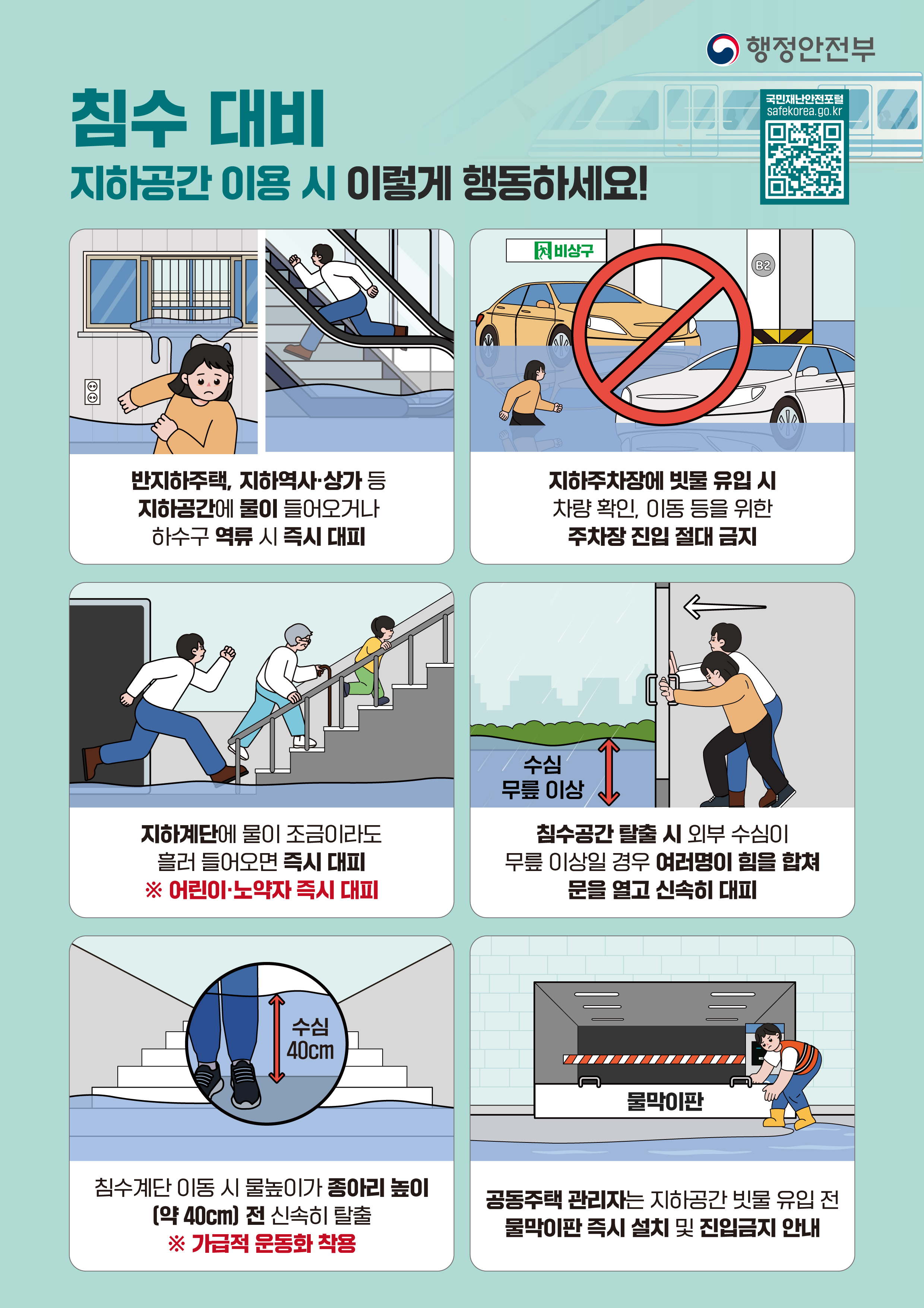 국민행동요령_침수_지하
